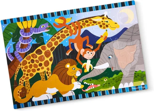 Vista 11 de Melissa & Doug Traffic Jam Rompecabezas jumbo (24 piezas, 2 x 3 pies de largo)