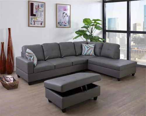Vista 20 de Juego de sofá modular F091-F094 Crema Blanco