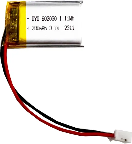 FITHOOD 602030 3.7v batería 300mAh batería recargable de polímero de litio con conector JST para electrodomésticos