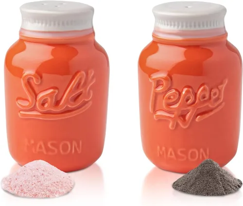 Vista 8 de Comfify - Salero y pimentero, diseño clásico de tarro, adorable jarro decorativo de estilo clásico, rústico, chic, hechos en cerámica resistente