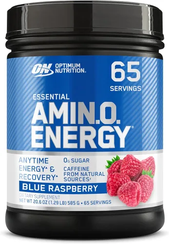 Optimum Nutrition Amino Energy - Polvo energético para antes del entrenamiento con té verde, BCAA, aminoácidos, extracto de café verde, sabor