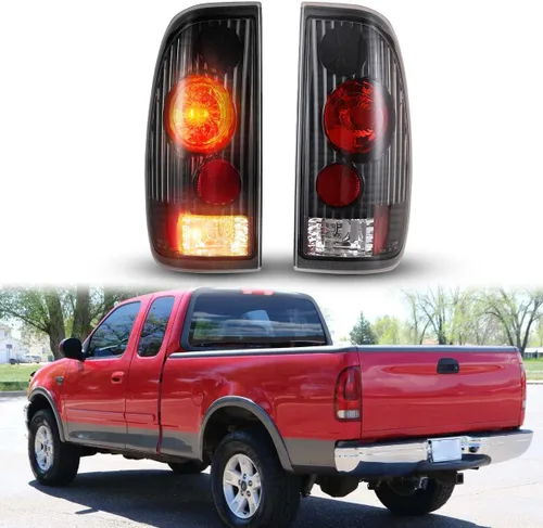 Nixon Offroad Luces traseras para Ford F-150 F-250 F-350 1997 1998 1999 2000 2001 2002 2003, luces traseras halógenas de repuesto para automóvil, 1