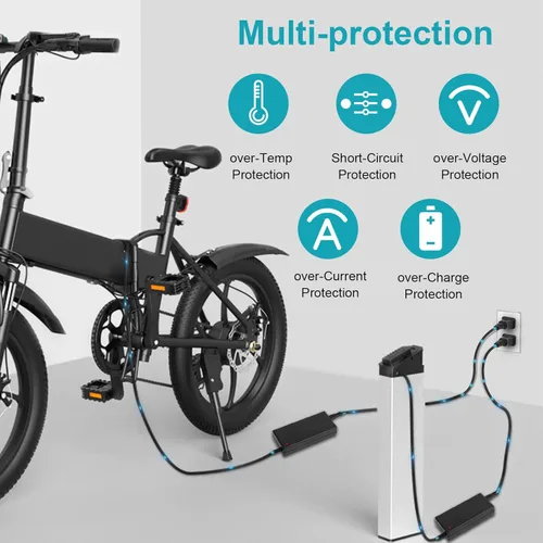 Vista 3 de Cargador certificado SGS de 42 V 2 A para scooter eléctrico 36V 10S batería de iones de litio compatible con Hiboy S2 Pro, S2 Lite, S2 GOTRAX GXL