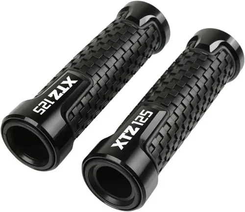 for XTZ125 XTZ 125 2003-2016 Motorcycle 7/8" 22mm Handlebar Grips End Handle Bar Cap End Plug (Color : Black, Size : 1)