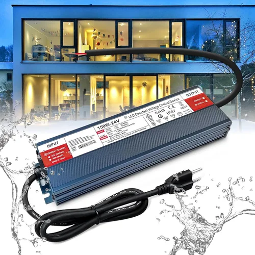 Vista 10 de QNNP® Controlador LED 100 Watts 12V CC Transformador de Bajo Voltaje Fuente de Alimentación Adaptador Transformador CA 110V a 12V CC, Fuente