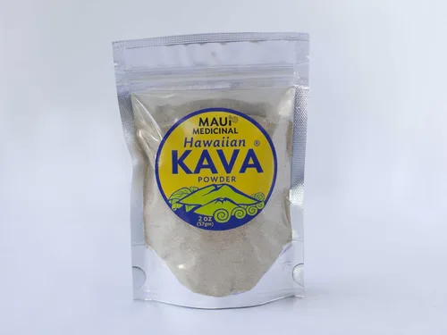 Polvo de raíz de kava hawaiana