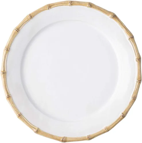 Juliska Plato natural de bambú para postre/ensalada