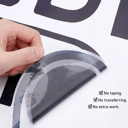 Vista 8 de PLIGREAT Calcomanías de pared con texto en inglés «Hello Quotes», vinilo extraíble para oficina, sala de estar, tienda, entrada, puerta delantera