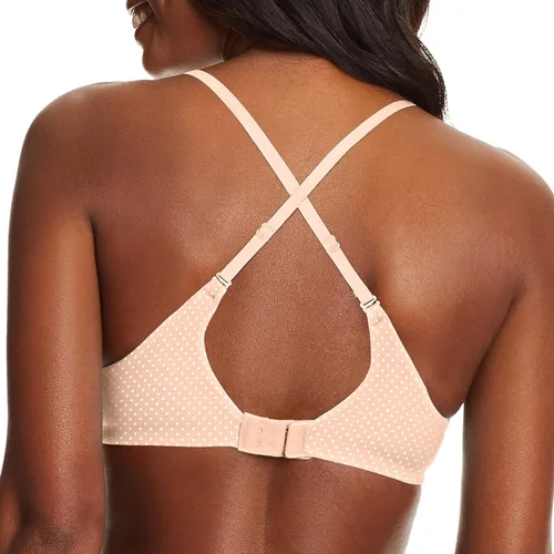 Vista 4 de Maidenform Comfort Devotion Demi - Brasier aterciopelado de cobertura completa, cómodo brasier con correas convertibles para todos los días
