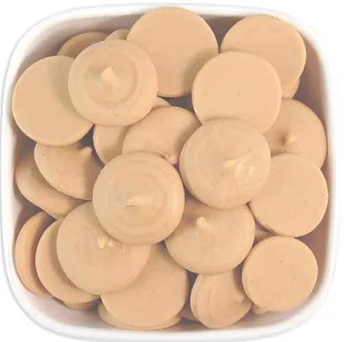 Vista 3 de Mother Bears Candy Obleas prémium para derretir mantequilla de maní, revestimiento de chocolate para hornear, 1 libra