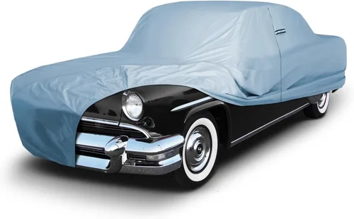 Vista 45 de iCarCover Funda de automóvil a medida para Lincoln Capri (1952-1957), impermeable, para todo tipo de clima, lluvia, nieve, protección solar UV