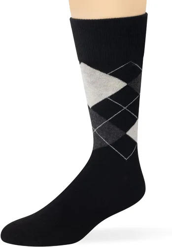 Vista 6 de KM Legend Men's Dress Socks Classic Fine Lightweight for Formal and Casual Wear (5 Pair Pack)