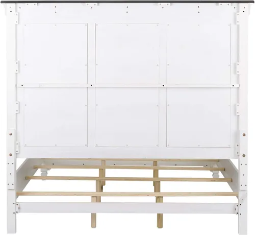 Vista 6 de Liberty Furniture Industries Allyson Park - Cama King con panel (32.7 x 34.6 x 24.4 in), color blanco