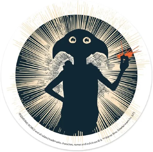 Paper House Productions Harry Potter Dobby 'Snap' - Adhesivo de vinilo troquelado de 3 pulgadas