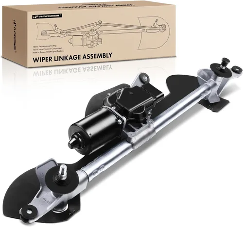 A-Premium Motor del limpiaparabrisas delantero y conjunto de varillaje compatible con vehículos Chevrolet y GMC - Equinox 2010-2017, Terrain
