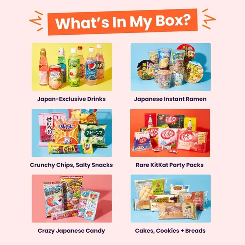 Vista 8 de TokyoTreat - Caja de aperitivos japonesa de edición limitada. Prueba marcas de aperitivos japonesas como KitKat, Pocket y más