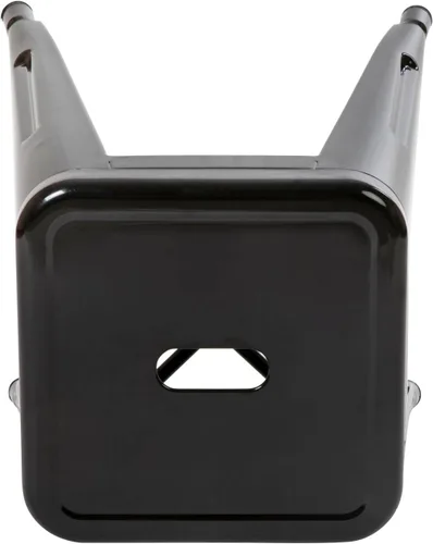 Vista 49 de Flash Furniture Taburete de metal para mesa de comedor, taburete de grado comercial Kai morado sin espalda, silla de comedor apilable de 18