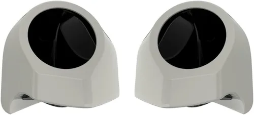 Vista 516 de Advanblack Alpine Green Tour Pack - Paquete de altavoces de 6.5 pulgadas, carcasa de audio trasera, color a juego, ajuste Harley King Tour Pack