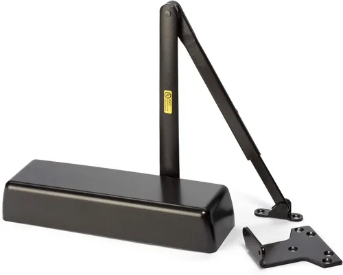 Vista 3 de Cerrador de puerta Dynasty Hardware, grado 1 de alta resistencia comercial hidráulico, autocierre, tamaño de resorte ajustable 1-6, cumple con ADA