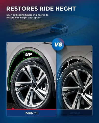 Vista 25 de KAX Puntales traseros para Toyota 2007 2008 2009 2010 2011 Camry, 2008 2009 2010 2011 2012 amortiguadores traseros rápido completo conjunto