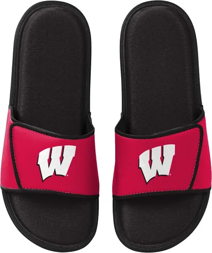 Vista 91 de FOCO Sandalias deportivas de espuma para ducha con logotipo de equipo universitario de la NCAA para hombre