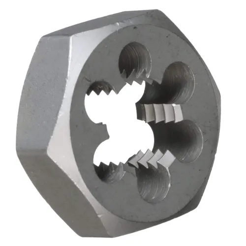 Vista 2 de Drill America - DWTHXNPT-Set 6 piezas NPT Juego de troqueles de tubería, 1/8", 1/4", 3/8", 1/2", 3/4" y 1", reenhebrado, acero al carbono, caja