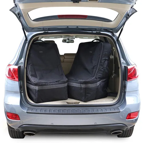 Vista 9 de YOREPEK Mochila de bolsa de viaje acolchada para asiento de automóvil para avión, bolsas resistentes para asiento de automóvil para viajes aéreos