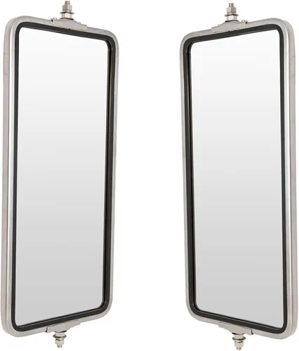 Vista 16 de TRQ Conjunto de 2 piezas de espejo lateral para conductor y pasajero, ajuste eléctrico, sin calefacción, sin memoria, color negro, compatible