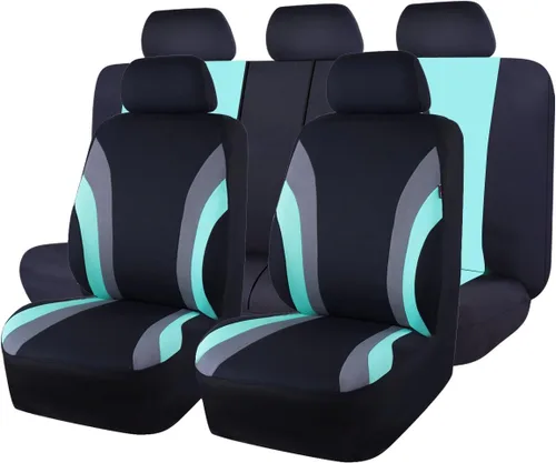 Vista 10 de Outlet Line Rider - Juego de fundas de asiento delantero de automóvil de ajuste universal, compatible con bolsa de aire