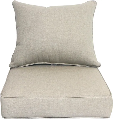 Vista 20 de COZYVIDA Cojines de Patio para Asientos Profundos de Exterior/Interior de 22x24 pulgadas, Juego de 2, Relleno de Espuma Resistente, Repelente al