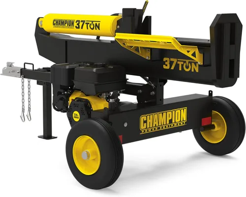 Champion Power Equipment Divisor de registro de gas de haz completo horizontal/vertical de 37 toneladas con retorno automático
