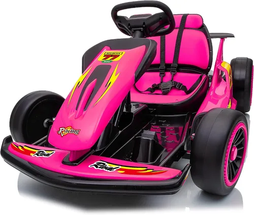 Vista 14 de Go-Kart eléctrico de deriva para niños de 6 a 12 años, motor de 400 W de Azul