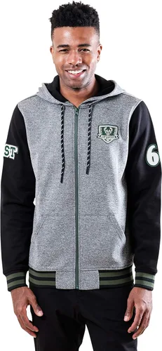 Vista 13 de Ultra Game Chaqueta con capucha oficial de la NBA Super Soft MVP con cremallera completa para hombre