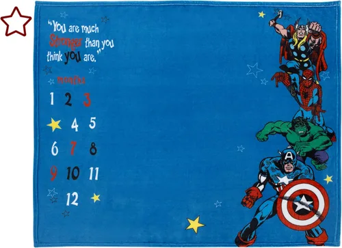 Vista 11 de Disney Minnie Mouse - Manta para bebé con hitos, súper suave, colores blanco, rosa y aguamarina