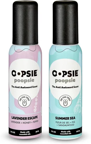 Vista 19 de Pre GO - Aerosol para inodoro, discreto y portátil original Pre-poo spray para usar sobre la marcha. Surtido de aromas eliminadores de olores de 2