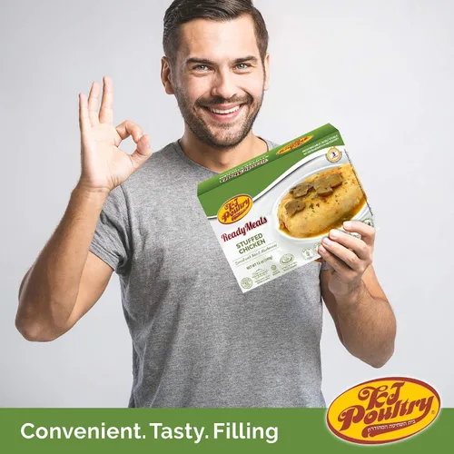 Vista 5 de Kosher Mre - Comidas de carne listas para comer, variedad de bolas de carne de pollo, pechuga de pollo rellena, pollo Chow Mein (paquete de 3)