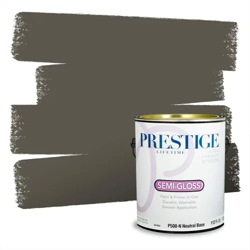 Vista 52 de Prestige Paints - Pintura exterior e imprimación en uno, 1 galón, plano, compatibilidad comparable con el color menta «Whipped Mint» de Behr