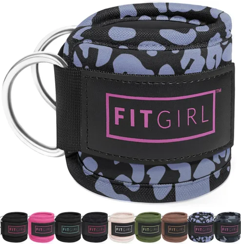 FITGIRL Correa de tobillo para máquina de cable, acolchado de alta calidad y comodidad para máquinas de ejercicio con cable, accesorio de ejercicio