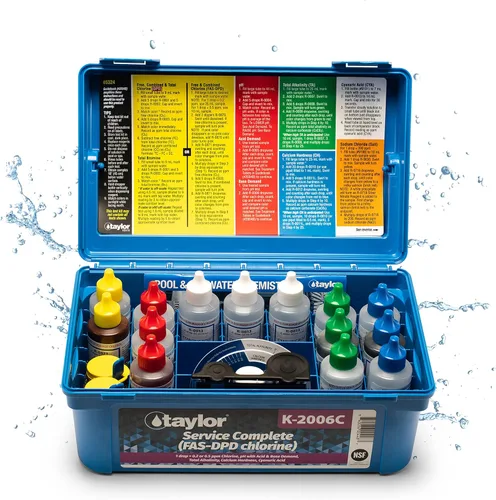 Taylor Service Complete Pool Water Test Kit K-2006C