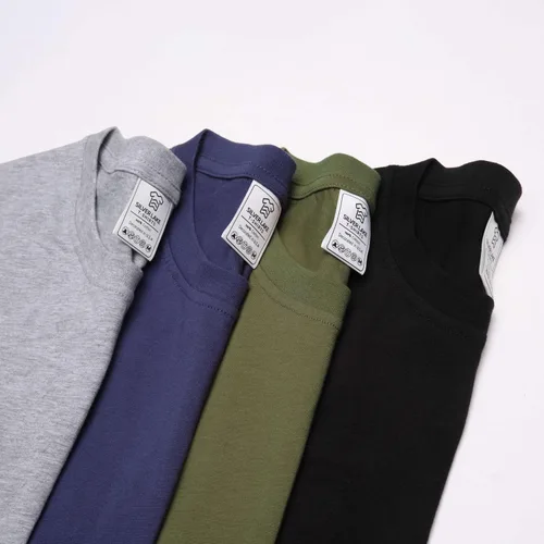 Vista 4 de Añade tu texto Camiseta personalizada para hombre Camiseta personalizable Camiseta personalizada Negro