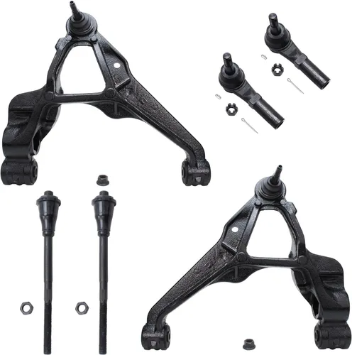 Vista 111 de Detroit Axle - Kit de brazos de control de extremo delantero RWD para Dodge Charger Challenger Chrysler 300, 2 brazos de control delantero