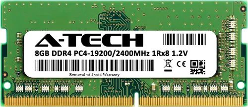 Vista 2 de A-Tech Reemplazo de 8 GB de RAM para CT8G4SFS824A DDR4 2400MHz PC4-19200 (PC4-2400T) CL17 SODIMM 1Rx8 1.2V Non-ECC SO-DIMM 260-Pin portátil