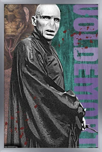 Vista 10 de Trends International The Wizarding World: Harry Potter - Póster de pared de Voldemort con varita, 22.4 pulgadas de largo x 14.7 pulgadas, versión