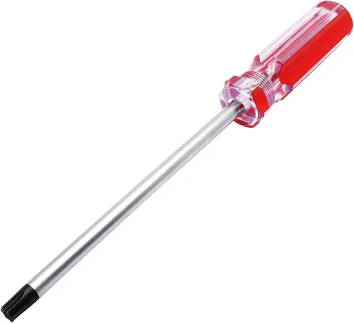 Vista 25 de Bonsicoky Destornillador de seguridad Torx T20 con punta magnética Rojo