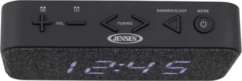 Vista 4 de Jensen JCR-229 FM Digital Dual Alarm Clock Radio