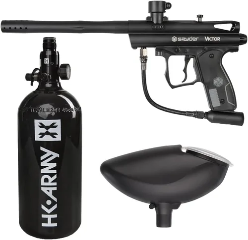 Vista 7 de Kit de pistola para paintball Action Village Kingman Spyder Victor Entry (Azul brillante)