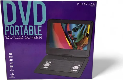 Vista 5 de Proscan Reproductor de DVD portátil de 13.3 pulgadas negro con control remoto - PDVD1332 (renovado)
