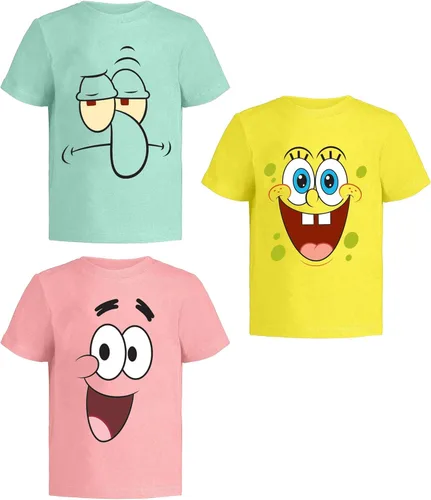 Camiseta gráfica de Bob Esponja (Conjuntos) Patrick Star Calamardo Plancton Gary Atuendo Camiseta Niños pequeñosCumpleaños a Ropa de niños