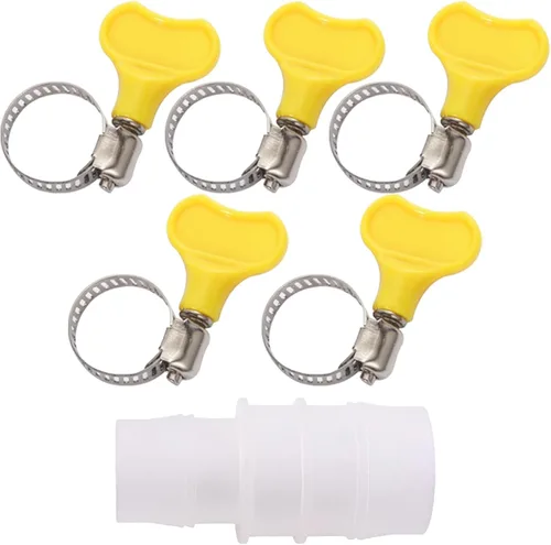 Vista 8 de Kit de conector de lavavajillas para triturador de basura – Piezas de repuesto compatibles con la eliminación de basura Insinkerator Adaptador