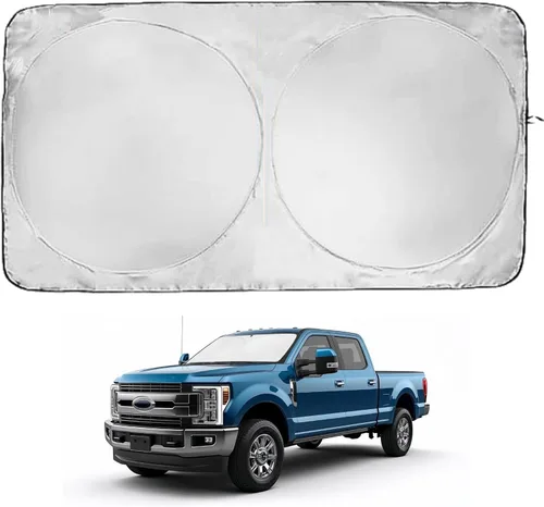 Vista 30 de Parasol para parabrisas BMW X2 (2018-2023), certificado 99.87% UVB y 99% de protección solar UVA. Cubierta opaca de doble capa galardonada, parasol